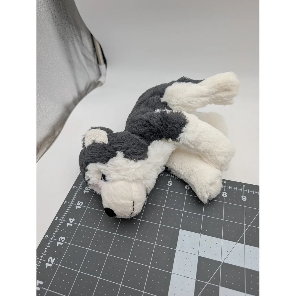 IKEA LIVLIG Husky Plush Dog Lot Grey White Large Small Mom Puppies